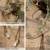 imageSWEETV Elf Ear Cuffs Wrap Clipon Earrings Fairy Cuffs Drop Dangling Ear Clips Handmade Elven Cosplay Costume NonPierced Elves Ear Cuffs for Fantasy Halloween Cosplay WeddingStyleTree