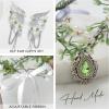 imageSWEETV Fairy Crown Elf Ears Cuffs Set Flower Crown Headpiece Halloween Elves Cosplay Set Renaissance Costume Medieval TiaraSetgreen