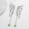 imageSWEETV Fairy Crown Elf Ears Cuffs Set Flower Crown Headpiece Halloween Elves Cosplay Set Renaissance Costume Medieval TiaraSetgreen