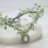 imageSWEETV Fairy Crown Elf Ears Cuffs Set Flower Crown Headpiece Halloween Elves Cosplay Set Renaissance Costume Medieval TiaraSetsilver