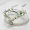 imageSWEETV Fairy Crown Elf Ears Cuffs Set Flower Crown Headpiece Halloween Elves Cosplay Set Renaissance Costume Medieval TiaraSetsilver