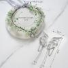 imageSWEETV Fairy Crown Elf Ears Cuffs Set Flower Crown Headpiece Halloween Elves Cosplay Set Renaissance Costume Medieval TiaraSetsilver