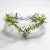 imageSWEETV Fairy Flower Leaf Crowns for Women Elven Princess Tiara Elf Headpiece for Cosplay Halloween Costume Photoshoot WeddingFlowerLeafA