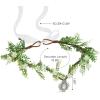 imageSWEETV Fairy Flower Leaf Crowns for Women Elven Princess Tiara Elf Headpiece for Cosplay Halloween Costume Photoshoot WeddingFlowerLeafB