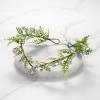 imageSWEETV Fairy Flower Leaf Crowns for Women Elven Princess Tiara Elf Headpiece for Cosplay Halloween Costume Photoshoot WeddingFlowerLeafBlue
