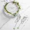 imageSWEETV Fairy Flower Leaf Crowns for Women Elven Princess Tiara Elf Headpiece for Cosplay Halloween Costume Photoshoot WeddingSetFlowerLeaf