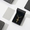imageSWEETV 18K Gold Over 925 Sterling Silver Cross Necklace for MenWomen Stainless Steel CubanRope Chain Cross Pendant 1820 inch Religious Jewelry Gifts for MenGold Rope Chain