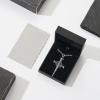 imageSWEETV Designer Oxidized Sterling Silver Cross Necklace for Men Vintage Chunky Big Cross Pendant Amulet Necklace Jewelry Gift for MenA07