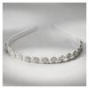 imageSWEETV Flower Girl Headpiece Silver Girls Headband for Wedding Crystal Floral Princess Hairband Baby Girl Hair Accessory for Birthday First Communion