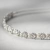 imageSWEETV Flower Girl Headpiece Silver Girls Headband for Wedding Crystal Floral Princess Hairband Baby Girl Hair Accessory for Birthday First Communion
