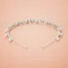 imageSWEETV Flower Girl Headpiece Silver Pearl Girls Headband for Wedding Princess Hair Accessories for Birthday Party First CommunionSilver