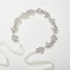imageSWEETV Flower Girl Headpiece for Wedding Headband Silver Princess Hair Accessories Little Girls Toddler Kids Crystal Hair Bands for First CommunionSilver