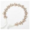 imageSWEETV Gold Baby Girl Headband Flower Girl Headpiece Princess Crystal Wedding Hair Accessories for Birthday Party PhotographyGold
