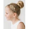 imageSWEETV Hairband for Wedding Flower Girl Headpiece with Glittering Rhinestones Gold One Size for Baby Girl Little Girl First Communion Birthday Party Prom Childrens Day Special OccasionsGold