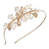 imageSWEETV Hairband for Wedding Flower Girl Headpiece with Glittering Rhinestones Gold One Size for Baby Girl Little Girl First Communion Birthday Party Prom Childrens Day Special OccasionsGold