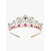 imageSWEETV Princess Tiaras for Little Girls Kids Dressup Crown Headband Birthday Wedding Halloween Cosplay Hair Accessories0ClearGold Rapunzel