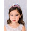 imageSWEETV Princess Tiaras for Little Girls Kids Dressup Crown Headband Birthday Wedding Halloween Cosplay Hair Accessories2Aurora BorealisGold Rapunzel