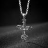imageSWEETV Saint Archangel Pendant for Men Sterling Silver St MichaelVirgin MarySt JudeSt ChristopherSt BenedictNecklace Patron Saints Medals for Birthdays Traveland other EventsCSt Michael Necklace Cross Charm