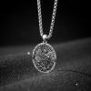 imageSWEETV Saint Archangel Pendant for Men Sterling Silver St MichaelVirgin MarySt JudeSt ChristopherSt BenedictNecklace Patron Saints Medals for Birthdays Traveland other EventsASt Michael Necklace Oval Charm