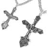 imageSWEETV Saint Archangel Pendant for Men Sterling Silver St MichaelVirgin MarySt JudeSt ChristopherSt BenedictNecklace Patron Saints Medals for Birthdays Traveland other EventsCSt Michael Necklace Cross Charm