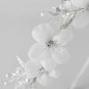 imageSWEETV Silver Flower Girl Headpiece for Wedding Communion Birthday Party  Princess Crystal Hair AccessoriesSilver 2