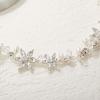 imageSWEETV Silver Flower Girl Headpiece for Wedding Crystal Floral Girls Headband Princess Hair Accessories for Birthday Party First CommunionSilver