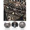 imageSWEETV Womens Flapper Dresses 1920s Great Gatsby Dresses Sequin Fringed Roaring 20s Cocktail DressBlackgold