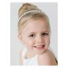 imageSWEETV Flower Girl Headpiece Silver Girls Headband for Wedding Crystal Floral Princess Hairband Baby Girl Hair Accessory for Birthday First Communion