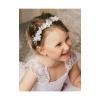imageSWEETV Silver Flower Girl Headpiece for Wedding Communion Birthday Party  Princess Crystal Hair AccessoriesSilver 2