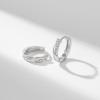 imageSWEETV 14K Gold Plated Twisted Hoop Earrings for Women Girls 925 Sterling Silver Post Cubic Zirconia Huggie Small Gold HoopCZ Stud Cuff Earring01 Silver