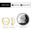 imageSWEETV 14K Gold Plated Twisted Hoop Earrings for Women Girls 925 Sterling Silver Post Cubic Zirconia Huggie Small Gold HoopCZ Stud Cuff Earring01 Silver