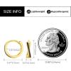 imageSWEETV 14K Gold Plated Twisted Hoop Earrings for Women Girls 925 Sterling Silver Post Cubic Zirconia Huggie Small Gold HoopCZ Stud Cuff Earring06 Black Gold