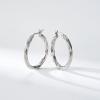imageSWEETV 925 Sterling Silver Twisted Hoop Earrings for Women Round ClickTop Hypoallergenic Hoops Diameter 25304050MM300 Millimeters