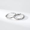 imageSWEETV 925 Sterling Silver Twisted Hoop Earrings for Women Round ClickTop Hypoallergenic Hoops Diameter 25304050MM300 Millimeters