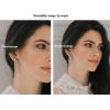 imageSWEETV Crystal Wedding Earrings for Brides Bridesmaid Bridal Earrings for Wedding Fancy Cubic Zirconia Rhinestone Dangling Earrings for Women Prom Party Jewelry Gifts SilverGold PlatedSilverOlive Leaf