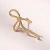 imageSWEETV GoldSilver Bow Earrings for Women 925 Sterling Silver Post Ribbon Knot Stud Earrings Drops Daily Jewelry Accessory Valentines Day GiftsStyle1Gold