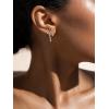imageSWEETV GoldSilver Bow Earrings for Women 925 Sterling Silver Post Ribbon Knot Stud Earrings Drops Daily Jewelry Accessory Valentines Day GiftsStyle1Silver