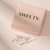 imageSWEETV GoldSilver Bow Earrings for Women 925 Sterling Silver Post Ribbon Knot Stud Earrings Drops Daily Jewelry Accessory Valentines Day GiftsStyle1Silver