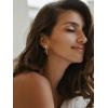 imageSWEETV GoldSilver Bow Earrings for Women 925 Sterling Silver Post Ribbon Knot Stud Earrings Drops Daily Jewelry Accessory Valentines Day GiftsStyle2Gold