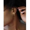 imageSWEETV GoldSilver Bow Earrings for Women 925 Sterling Silver Post Ribbon Knot Stud Earrings Drops Daily Jewelry Accessory Valentines Day GiftsStyle6Gold