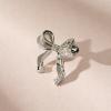 imageSWEETV GoldSilver Bow Earrings for Women 925 Sterling Silver Post Ribbon Knot Stud Earrings Drops Daily Jewelry Accessory Valentines Day GiftsStyle6Silver