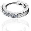 imageSWEETV 925 Sterling Silver Huggie Hoop Earrings for Women GirlsTiny Small Cartilage Hoop Earring01 Silver8mm