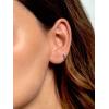 imageSWEETV 925 Sterling Silver Huggie Hoop Earrings for Women GirlsTiny Small Cartilage Hoop Earring03 Black8mm