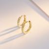 imageSWEETV 925 Sterling Silver Huggie Hoop Earrings for Women GirlsTiny Small Cartilage Hoop Earring04 Gold8mm