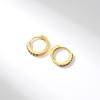 imageSWEETV 925 Sterling Silver Huggie Hoop Earrings for Women GirlsTiny Small Cartilage Hoop Earring06 PurpleGold8mm