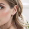 imageSWEETV 925 Sterling Silver Huggie Hoop Earrings for Women GirlsTiny Small Cartilage Hoop Earring06 PurpleSilver8mm