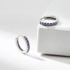 imageSWEETV 925 Sterling Silver Huggie Hoop Earrings for Women GirlsTiny Small Cartilage Hoop Earring06 PurpleSilver8mm