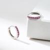 imageSWEETV 925 Sterling Silver Huggie Hoop Earrings for Women GirlsTiny Small Cartilage Hoop Earring09 PinkSilver8mm