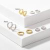imageSWEETV 925 Sterling Silver Huggie Hoop Earrings for Women GirlsTiny Small Cartilage Hoop Earring10 Silver Set6mm8mm