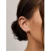 imageSWEETV 925 Sterling Silver Huggie Hoop Earrings for Women GirlsTiny Small Cartilage Hoop Earring14 Silver6mm